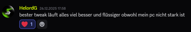 Feedback von HelordG